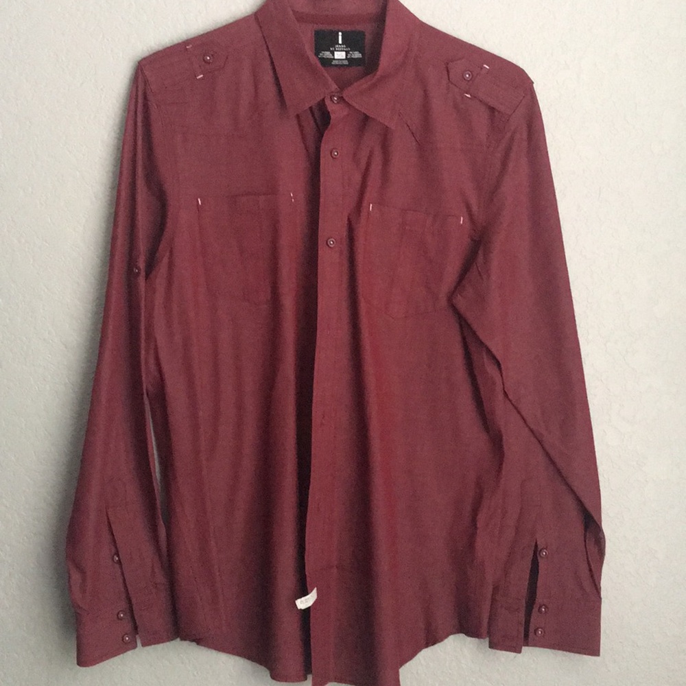 Men’s large casual button down dress shirt